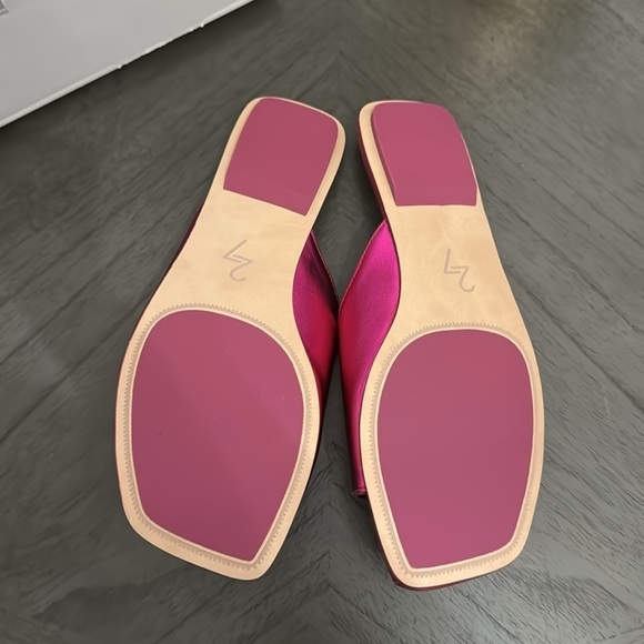 27 EDIT NATURALIZER Zelda Faux Leather Slide Sandal In Orchid Glow - Picture 3 of 5